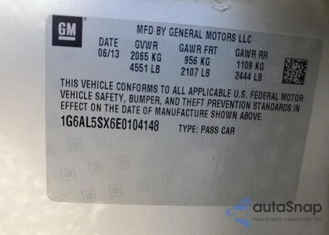 2014 Cadillac Ats Premium z USA, uszkodzony, nr VIN 1G6AL5SX6E0104148